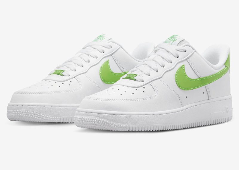 Nike Air Force 1 Low White Action Green DD8959 112 sneaker finder com